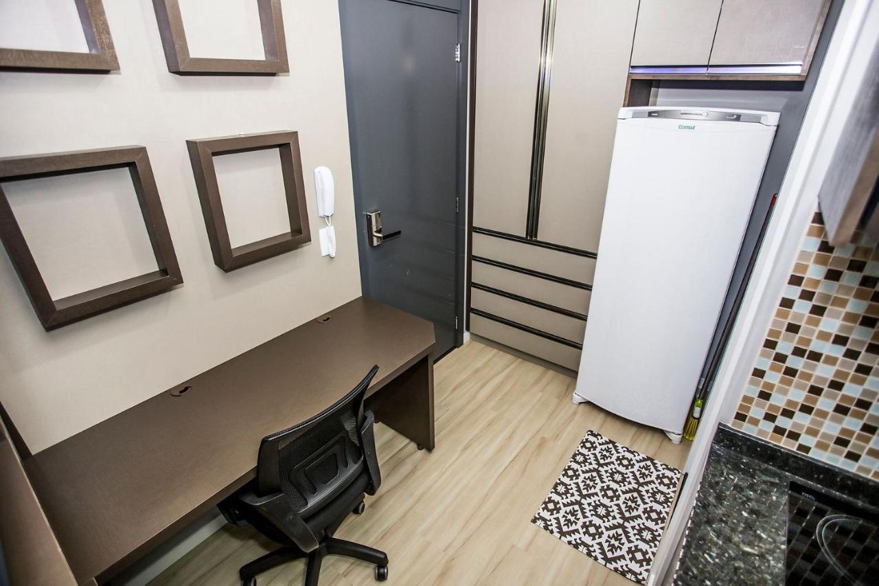 Studio Completo Com Escritorio - All1218 Curitiba Kültér fotó