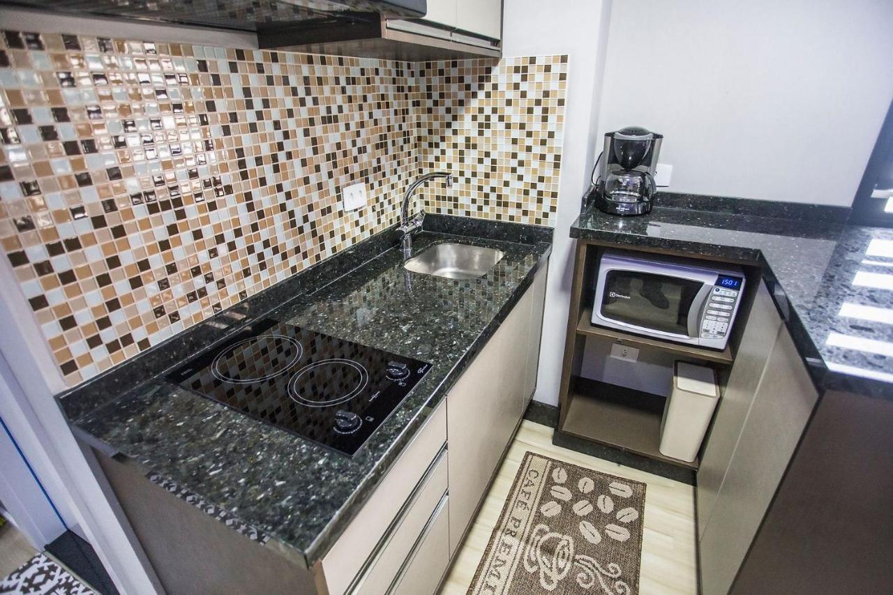 Studio Completo Com Escritorio - All1218 Curitiba Kültér fotó