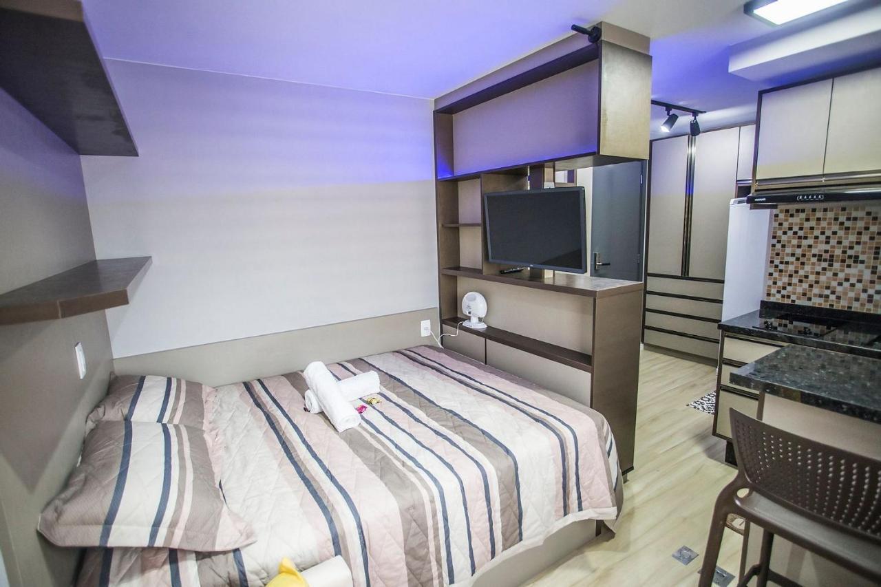 Studio Completo Com Escritorio - All1218 Curitiba Kültér fotó